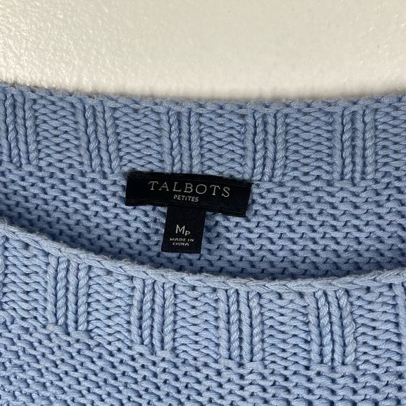 Blue Talbots Sweater - Picture 4 of 7
